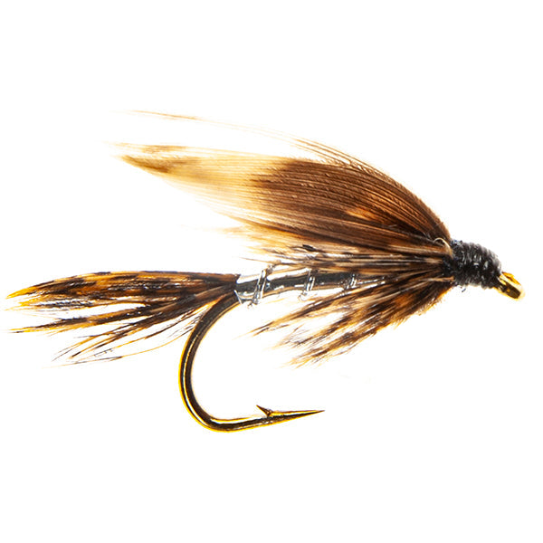WET WINGED FLY MARCH BROWN SILVER