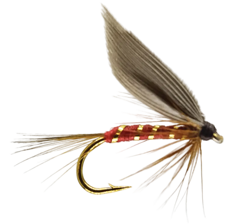 WET WINGED FLY RED SPINNER