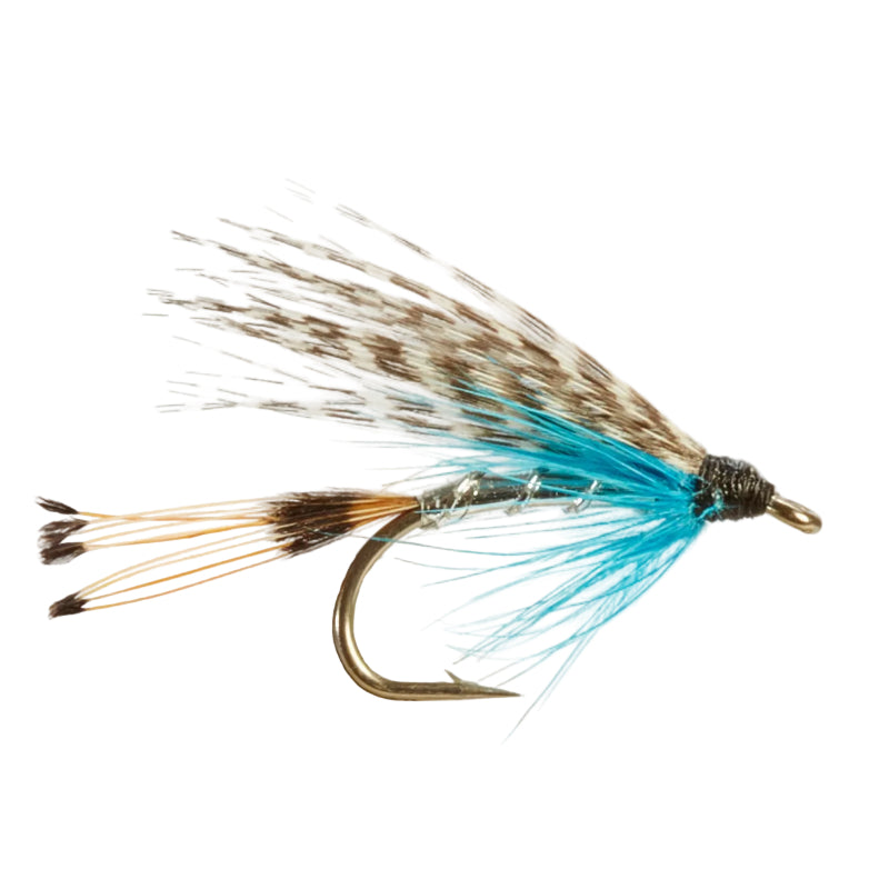 WET WINGED FLY TEAL BLUE & SILVER