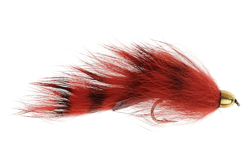 ZONKER FLY CONEHEAD RED & BLACK TIGER