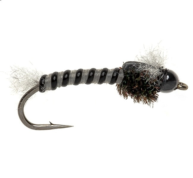 BEADHEAD FLY MICRO BH CHORONOMID LARVA GRIZZLE