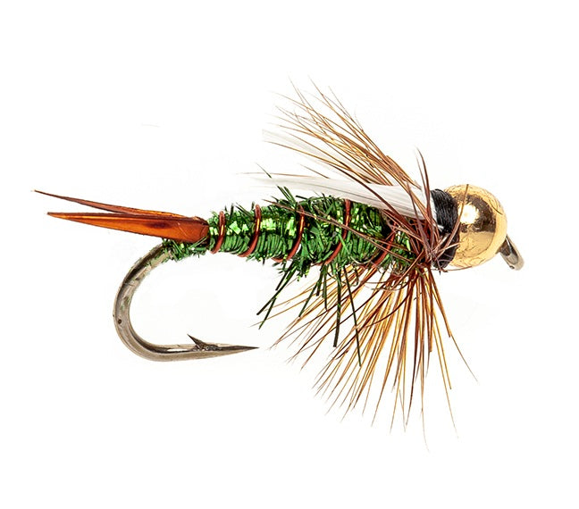 BEADHEAD FLY LITE BRITE PRINCE OLIVE BH