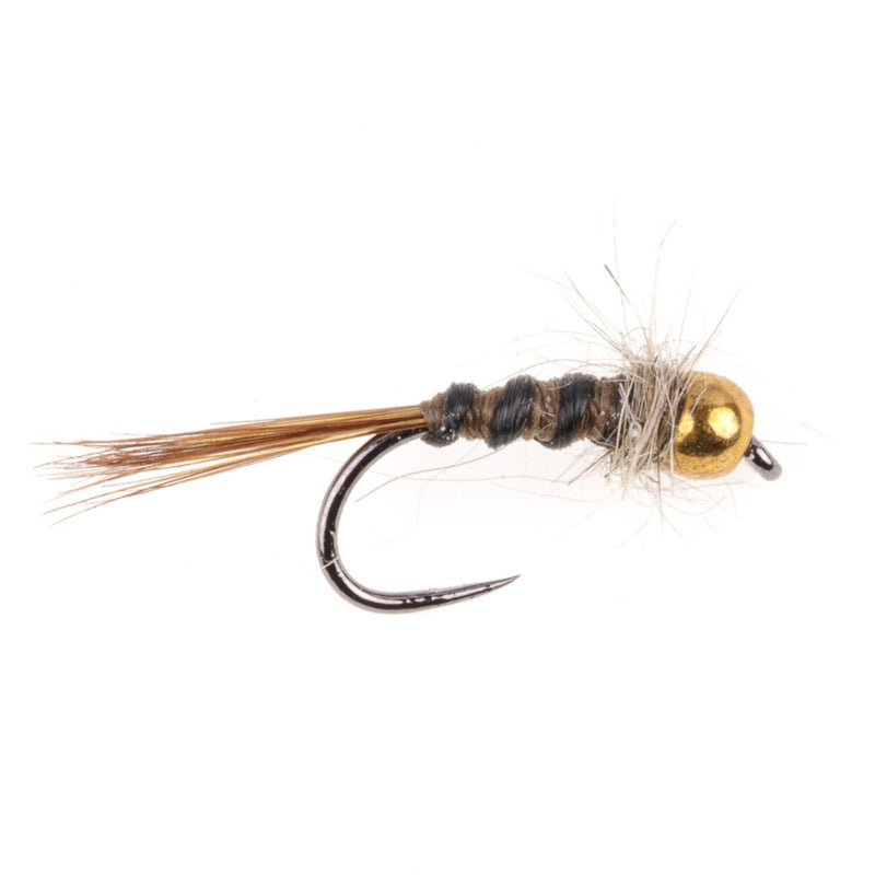 BEADHEAD BARBLESS FLY MICRO BUG BEADHEAD RUSTY