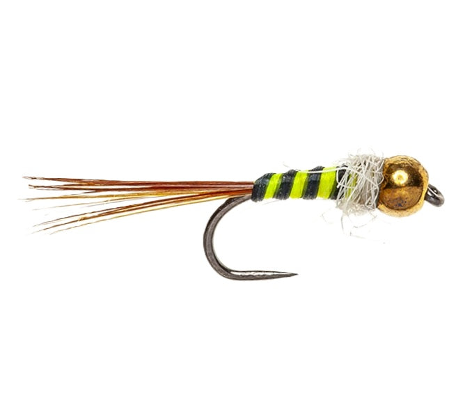 BEADHEAD BARBLESS FLY MICRO BUG BEADHEAD GREEN