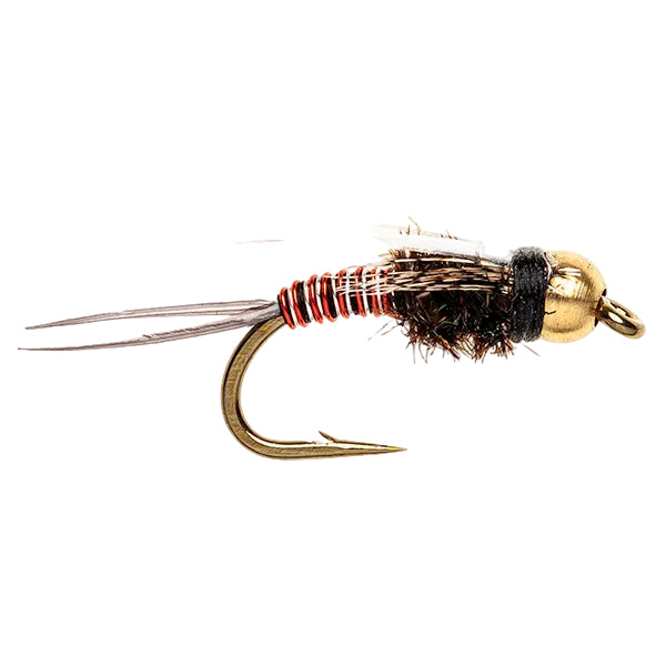 BEADHEAD FLY COPPER PRINCE RED & SILVER BEADHEAD
