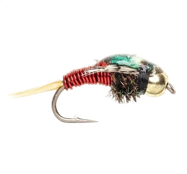 BEADHEAD FLY FLASHBACK COPPER JOHN RED BEADHEAD