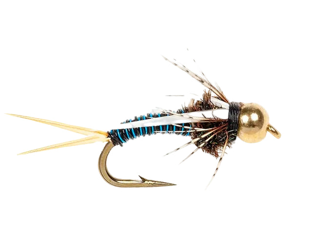 BEADHEAD FLY COPPER PRINCE BLACK & BLUE BEADHEAD