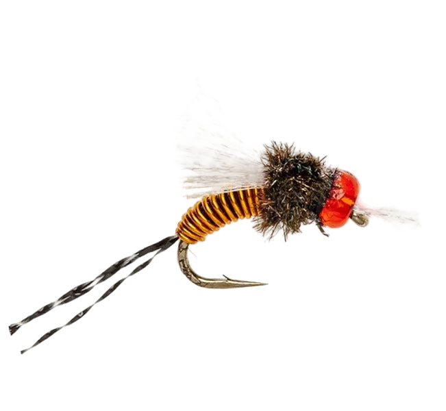 BEADHEAD FLY MIDGIE MODGER RED