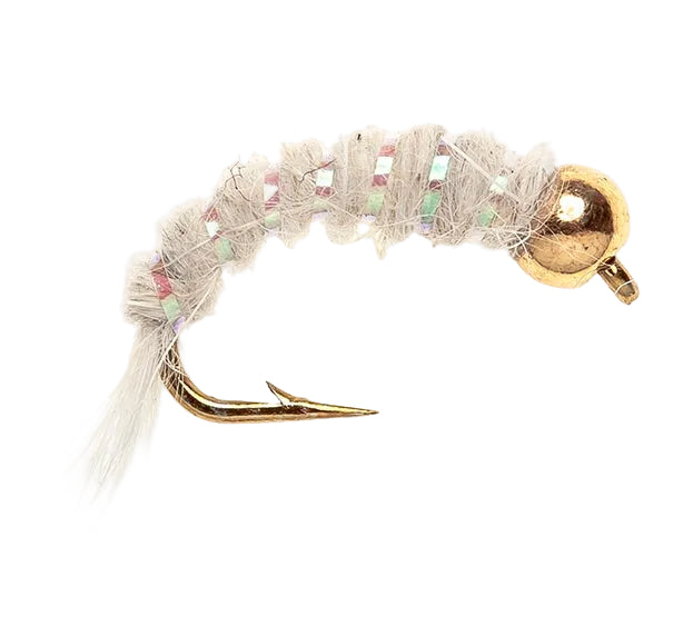 BEADHEAD FLY HARES EAR GRUB CREAM BH