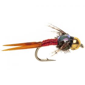 BEADHEAD FLY COPPER JOHN RED BH