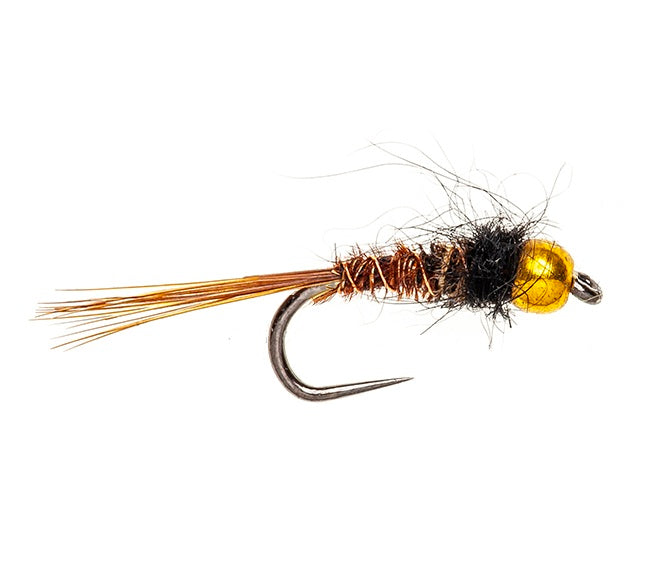BEADHEAD BARBLESS FLY MICRO BUG BEADHEAD PHEASANT TAIL