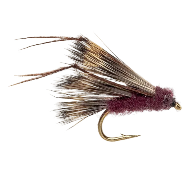 CADDIS/SEDGE FLY SEDGE HOG CLARET