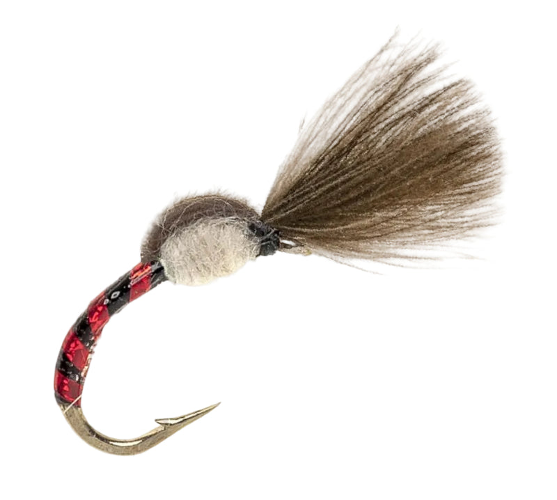 CUL DE CANARD FLY CDC SHUTTLECOCK BLACK & HOLO RED