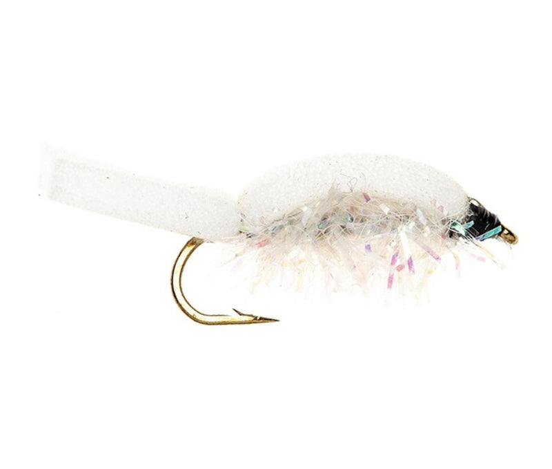 FLOATING FRY FLY WHITE FOAM FRY