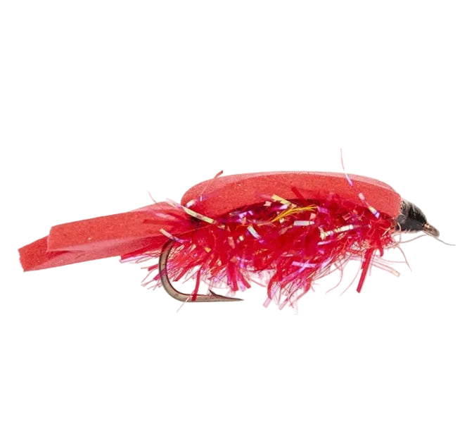 FLOATING FRY FLY RED FOAM FRY