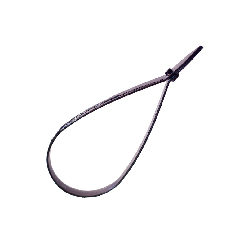 FLY TYING HACKLE PLIERS - BLACK