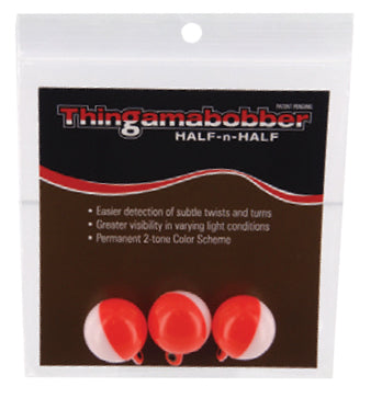 THINGAMABOBBER STRIKE INDICATOR HALF/HALF 3/4" - 3 PC