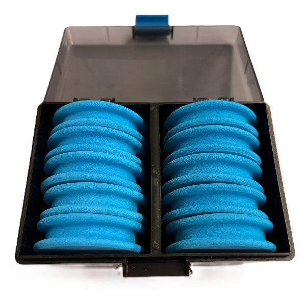 LEADER STORAGE BOX (with X10 FOAM SPOOLS)