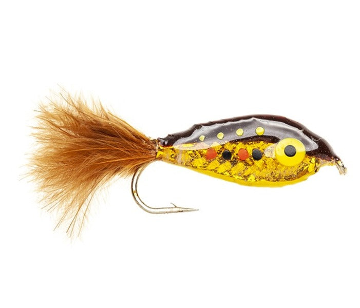LITTLE GEM FLY EPOXY MINNOW JANSSENS BROWN TROUT