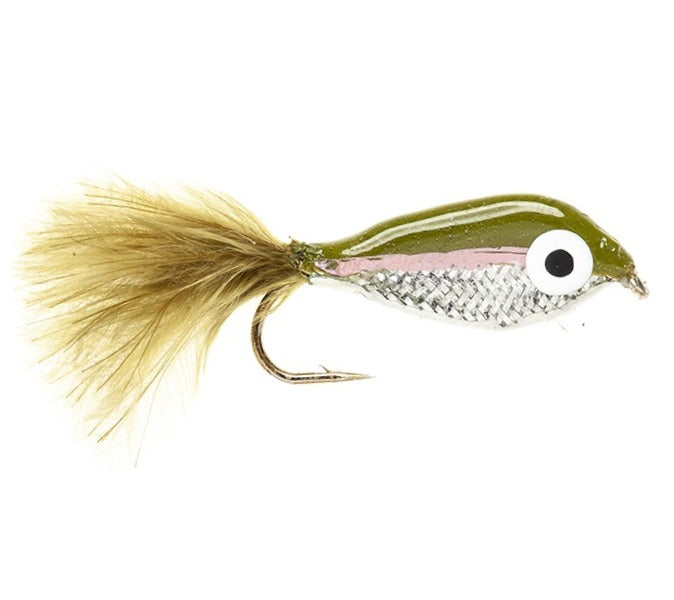 LITTLE GEM FLY EPOXY MINNOW JANSSENS RAINBOW TROUT