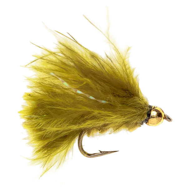 MINI LURE FLY GOLD HEAD MINI CAT OLIVE