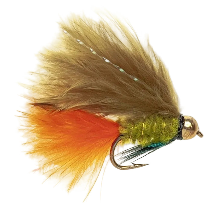 MINI LURE FLY MINI GOLD HEAD DAWSONS OLIVE