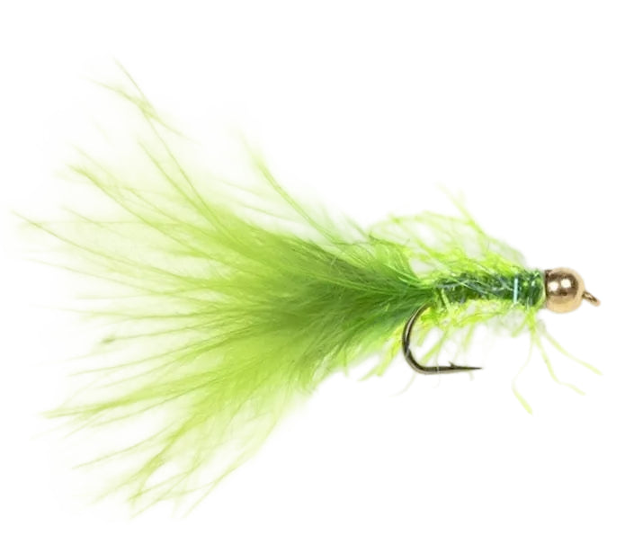 MINI LURE FLY UV STRAGGLE FRITZ LURE GREEN