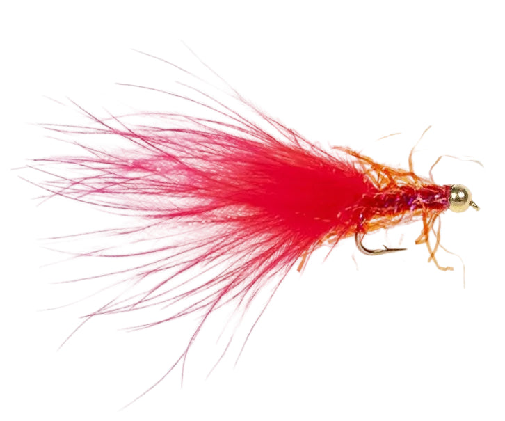 MINI LURE FLY MINI STRAGGLE DANCER RED