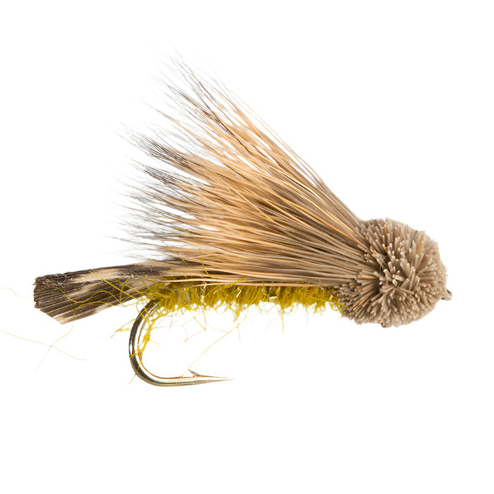 MINI MUDDLER FLY GOLDEN OLIVE