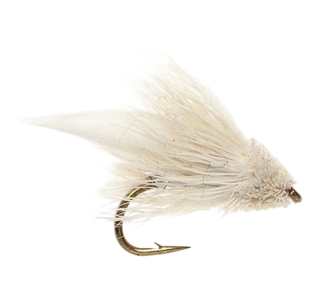MINI MUDDLER FLY MINI MUDDLER WHITE