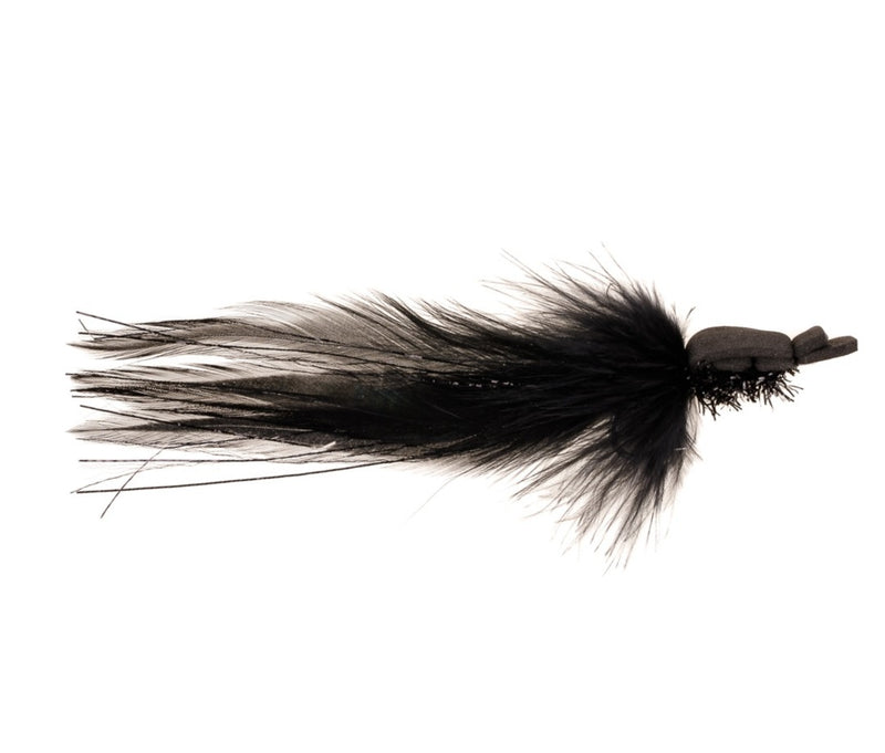 PREMIUM SALTWATER FLY BLACK GURGLER