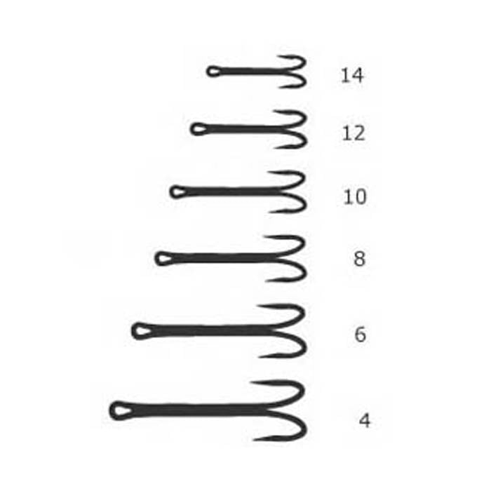 LOW WATER DOUBLE SALMON FLY FISHING HOOK