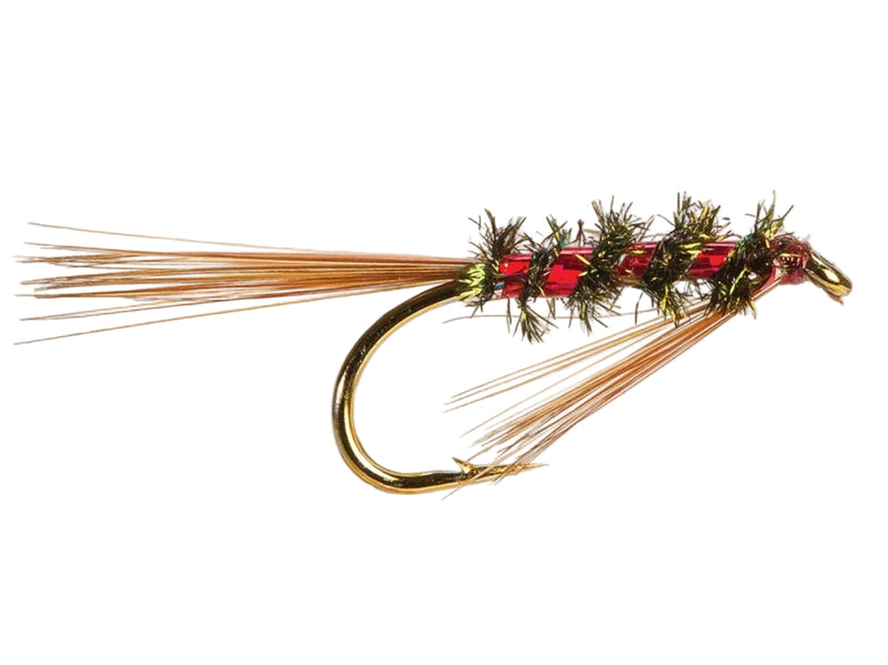 SLIM LINE NYMPH FLY DIAWL BACH-HOLO RED