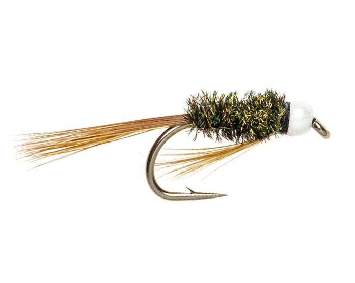 SLIM LINE NYMPH FLY DIAWL BACH HOTHEAD PEARL