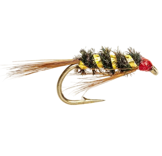 SLIM LINE NYMPH FLY DIAWL BACH HOLO GOLD