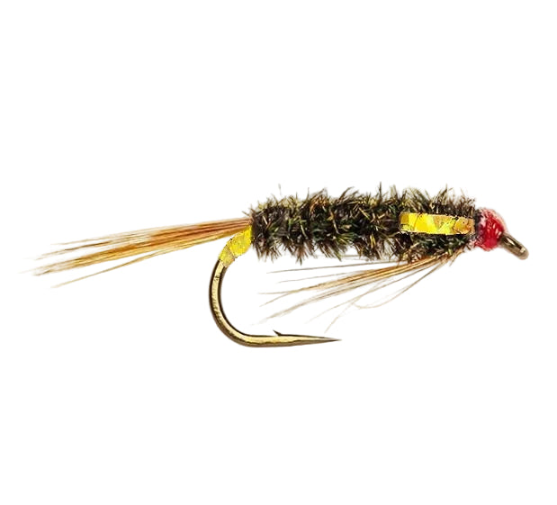 SLIM LINE NYMPH FLY DIAWL BACH HOLO 3D GOLD