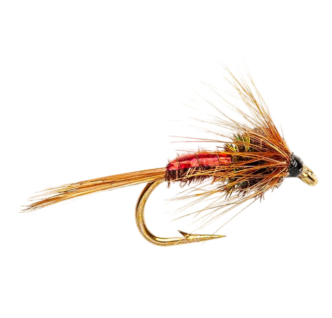 SLIM LINE NYMPH FLY CRUNCHER RED FLASHBACK