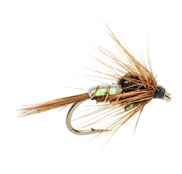 SLIM LINE NYMPH FLY CRUNCHER PEARL FLASHBACK