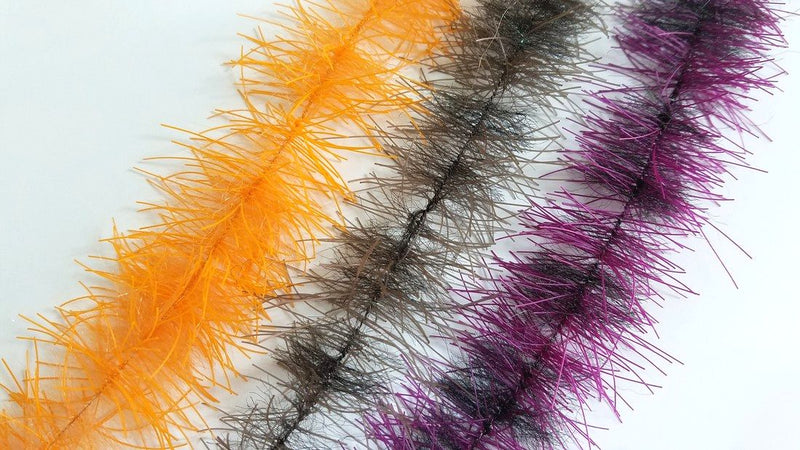 STREAMER BRUSH HAIRY RUBBER FLY TYING MATERIAL
