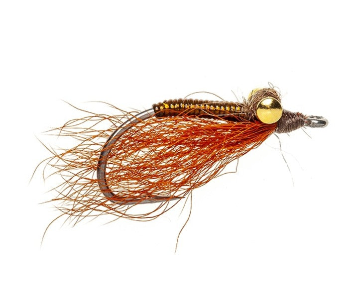 PREMIUM SALTWATER FLY CRAZY CHARLIE DAZZLE BROWN