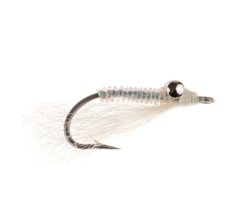 PREMIUM SALTWATER FLY CRAZY CHARLIE DAZZLE WHITE