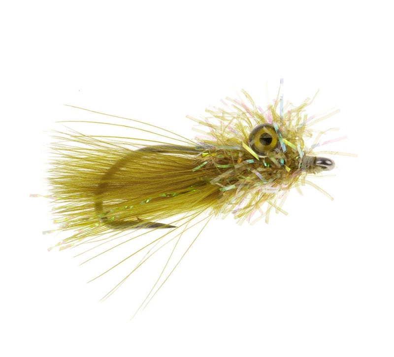 PREMIUM SALTWATER FLY CRYSTAL CRITTER OLIVE