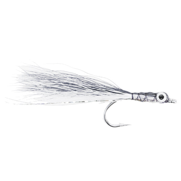PREMIUM SALTWATER FLY EPOXY BAITFISH GREY