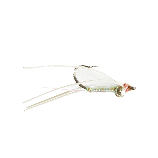 PREMIUM SALTWATER FLY CRAZY CHARLIE LEGS PEARL GOTCHA