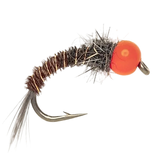 TUNGSTEN NYMPH FLY TUNGSTEN CZECH PHEASANT ORANGE HEAD