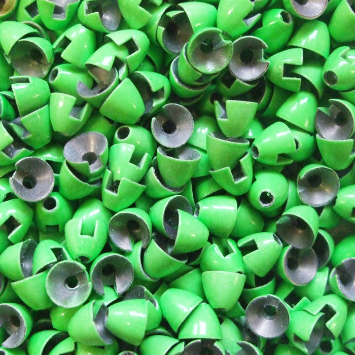 TUNGSTEN CONEHEAD FLU GREEN FLY TYING MATERIAL