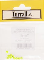TUNGSTEN COUNTER SUNK FLU CHARTREUSE FLY TYING BEADS