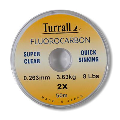 TURRALL FLUOROCARBON TIPPET 50M REEL
