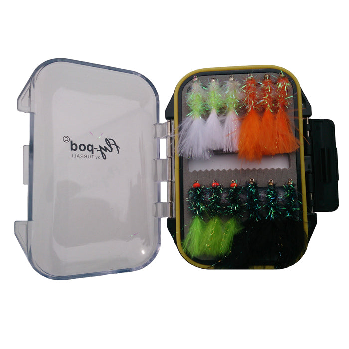 FLY POD SELECTION FRITZ LURES 22 FLIES