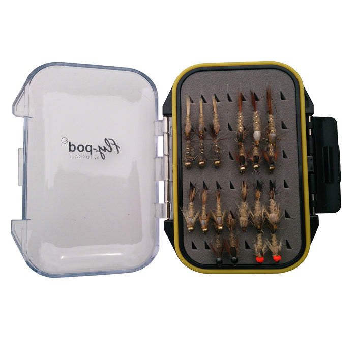 FLY POD SELECTION HARE'S EAR 22 FLIES
